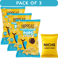 thumbnail image 1 of Hippeas Cheezy Cheddar Pops – 4 oz Bags (3 Pack) + Free Candy Pack Included, 1 of 4