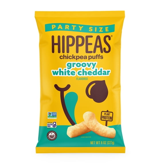 Hippeas - Puffs White Cheddar 8 oz Party Size