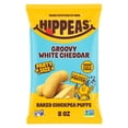 thumbnail image 1 of HIPPEAS Chickpea Puffs, Groovy White Cheddar, Gluten Free, Dairy Free, 4g Protein, 8 oz, 1 of 6