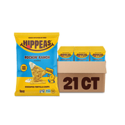 HIPPEAS Chickpea Tortilla Chips, Rockin' Ranch, Gluten Free, 3g Protein, 1 oz, 21 Pack