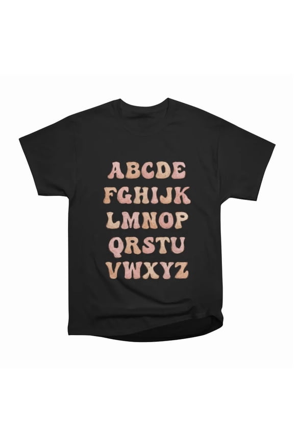 Hippie ABC T-Shirt Tee Gift For Him Merch For Her Apparel For Friend