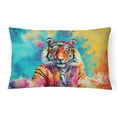 thumbnail image 1 of Hippie Animal Bengal Tiger Throw Pillow 12 in x 16 in, 1 of 4
