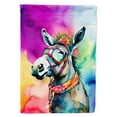 thumbnail image 1 of Hippie Animal Donkey Garden Flag 11.25 in x 15.5 in, 1 of 5