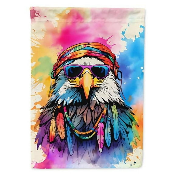 Hippie Animal Eagle Garden Flag 11.25 in x 15.5 in