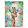 thumbnail image 1 of Hippie Animal Giraffe Garden Flag 11.25 in x 15.5 in, 1 of 5