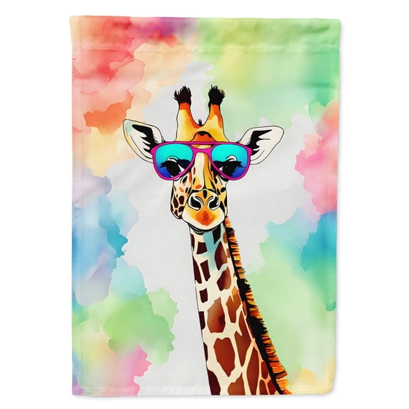 Hippie Animal Giraffe House Flag