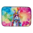 thumbnail image 1 of Hippie Animal Rabbit Dish Drying Mat 14 in x 21 in, 1 of 5