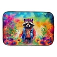 thumbnail image 1 of Hippie Animal Raccoon Dish Drying Mat 14 in x 21 in, 1 of 5