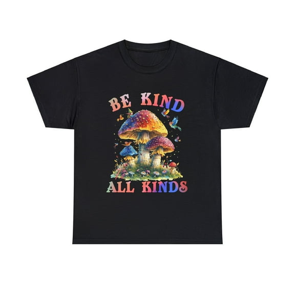 Hippie Be Kind T-Shirt, Hippie Mushroom Groovy Shirt, Hippie ID-0221-UMUC