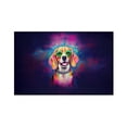 thumbnail image 1 of Hippie Beagle Portrait oil painting Watercolor Tie-dye Vintage Indoor Rug Beagles Dog Lover Gifts Idea Carpet Living Bed Room Sofa Home Decor - 00015, 1 of 5