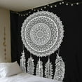 thumbnail image 1 of Hippie Bohemian Psychedelic Peacock Mandala Wall Hanging Bedding Tapestry, 1 of 1