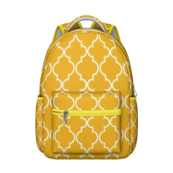 "Hippie Boho Backpack with 17” Laptop Sleeve - Tribal Design Durable College Daypack, Water-Resistant Fabric for Campus, Commute & Travel Essentials"