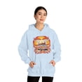 thumbnail image 1 of Hippie Bus Graphic Hoodie Unisex Heavy Blend Hooded Sweatshirt 60s 70s, 1 of 9