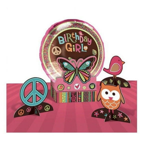 Hippie Chick Balloon Table Decoration (5pc)