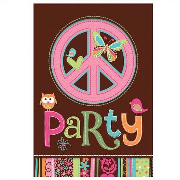 Hippie Chick Invitations w/ Env. (8ct)
