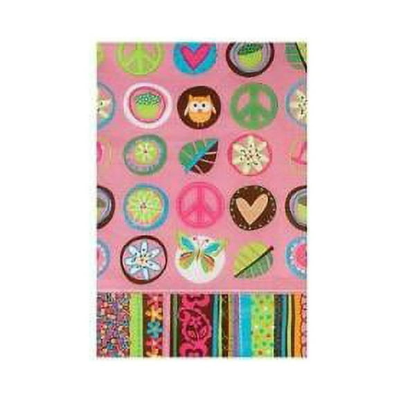 Hippie Chick Paper Table Cover (1ct)