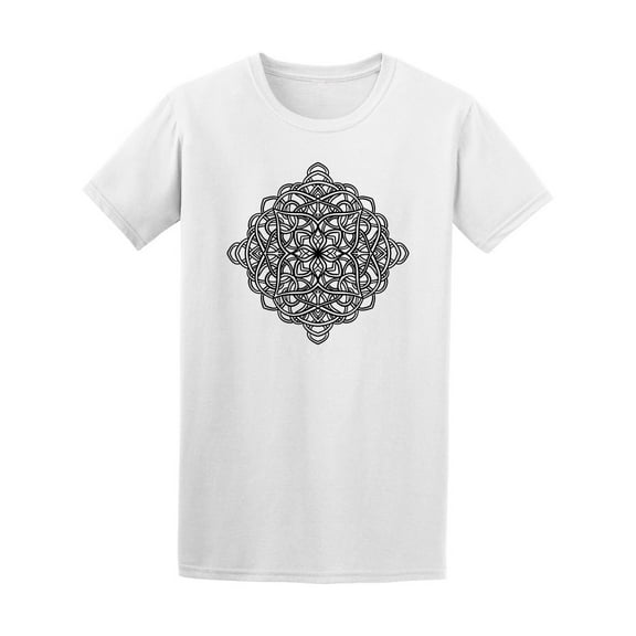 Hippie Cool Mandala Design T-Shirt Men -Image by Shutterstock, Male Small