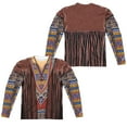 thumbnail image 1 of Hippie Costume (Front - Back Print) - Regular Fit Long Sleeve Shirt - Large, 1 of 2