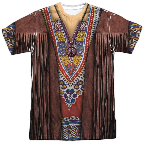 - Hippie Costume - Short Sleeve Shirt - XXX-Large