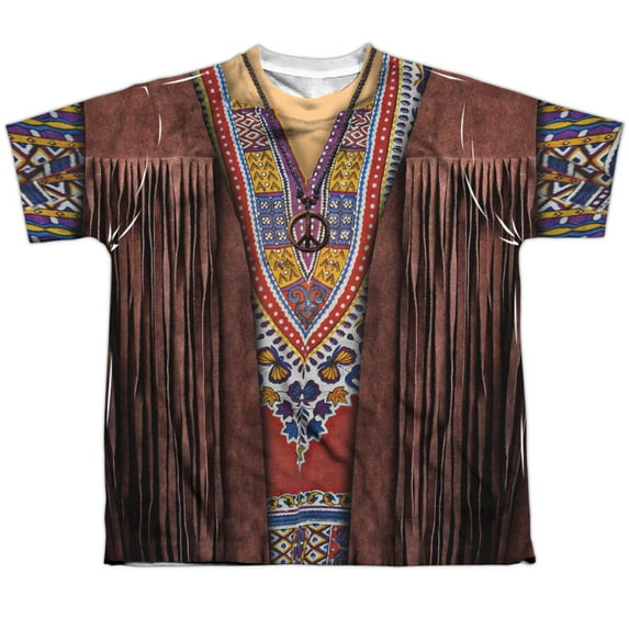 - Hippie Costume - Youth Short Sleeve Shirt - Medium