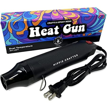 Hippie Crafter 2 Speed Resin Heat Gun and Paint Art Torch for Polymer Clay Epoxy Painting Projects Tumblers