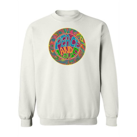 Hippie Doodle Sweatshirt Women -Image by Shutterstock, Female Small