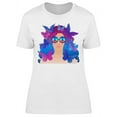 thumbnail image 1 of Hippie Fashion Girl  T-Shirt Women -Image by Shutterstock, Female 3X-Large, 1 of 2