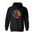 thumbnail image 1 of Hippie Flower Power Hoodie Women -Image by Shutterstock, Female x-Large, 1 of 4