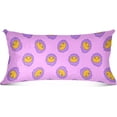 thumbnail image 1 of Hippie Flowers Plush Pillowcase, Luxury Soft King Pillow Case for Hair and Skin, Standard Size Pillow Covers with Zipper Closure, 21x54in Home Decor Gifts, 1 of 7