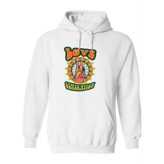 Hippie Generation Hoodie Women -Image by Shutterstock, Female Large
