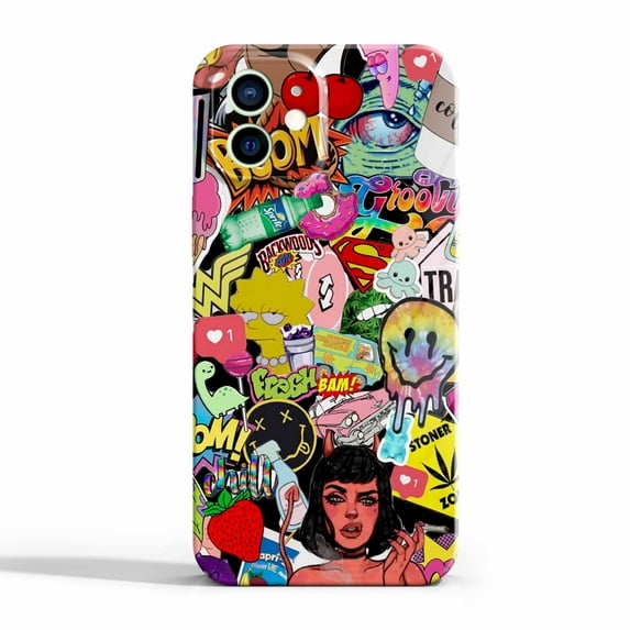 Hippie Girl- Case for iPhone 11,Aesthetic Art Design Full Cover Protective Case