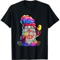 thumbnail image 1 of Hippie Gnomes Shirt Men Women Tie Dye Graphic Peace Gnomes T-Shirt, 1 of 4