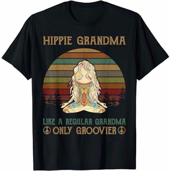Hippie Grandma Vintage T-Shirt