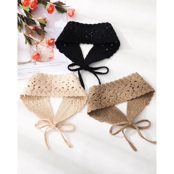 Hippie Hair Bandana Headbands for Women Boho Headband Knit Hair Bands Floral Head Wrap