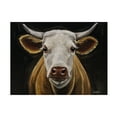 thumbnail image 1 of Hippie Hound Studios 'Black Background Cow Tank' Canvas Art, 1 of 3