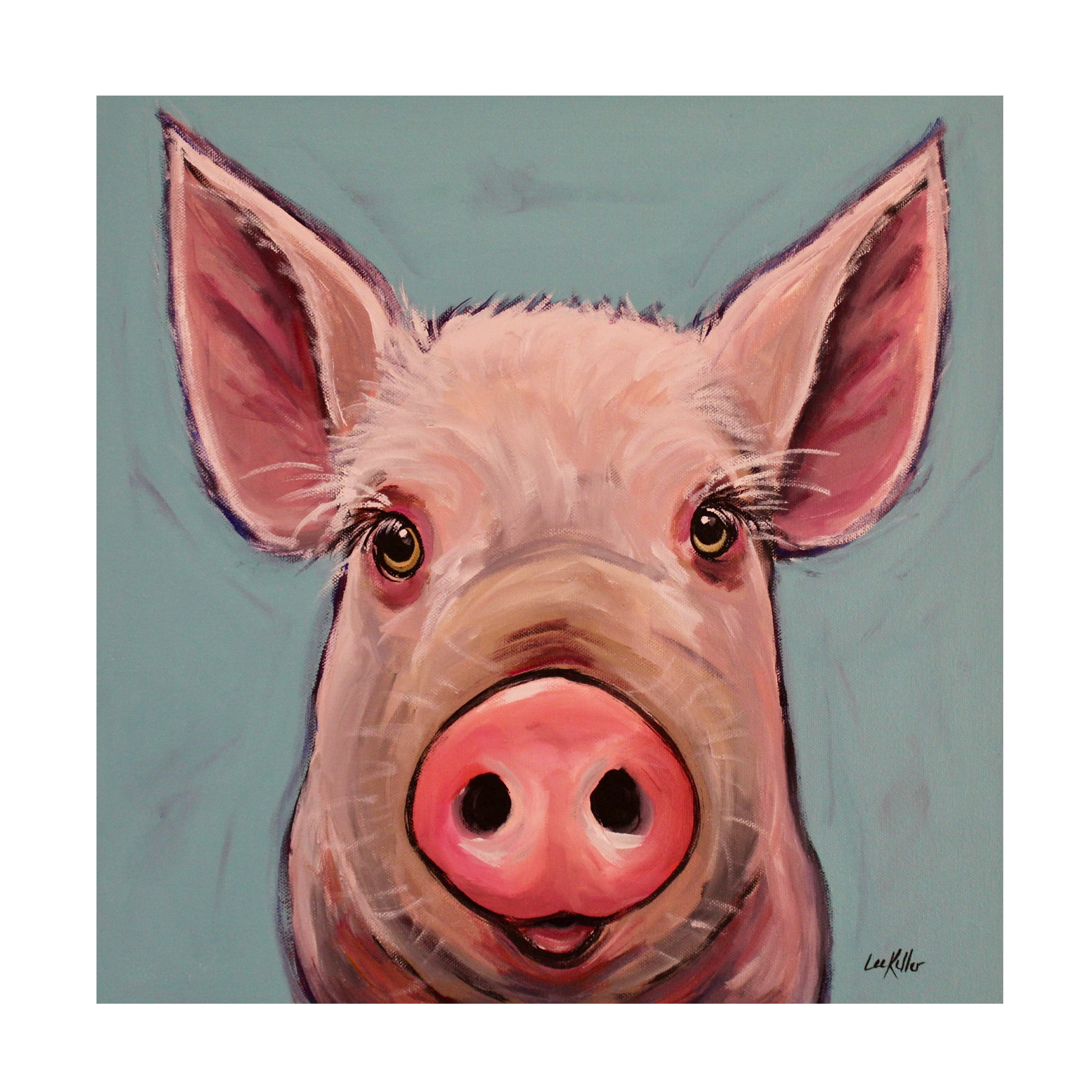 Hippie Hound Studios 'Pig Reuben' Canvas Art