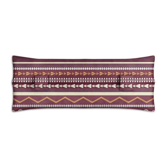 Hippie Inspired Seat Belt Pillow for Surgery Recovery - Soft Mastectomy Cushion for Women, Colorful Bohemian Design, Pressure Relief Pad for Car Rides