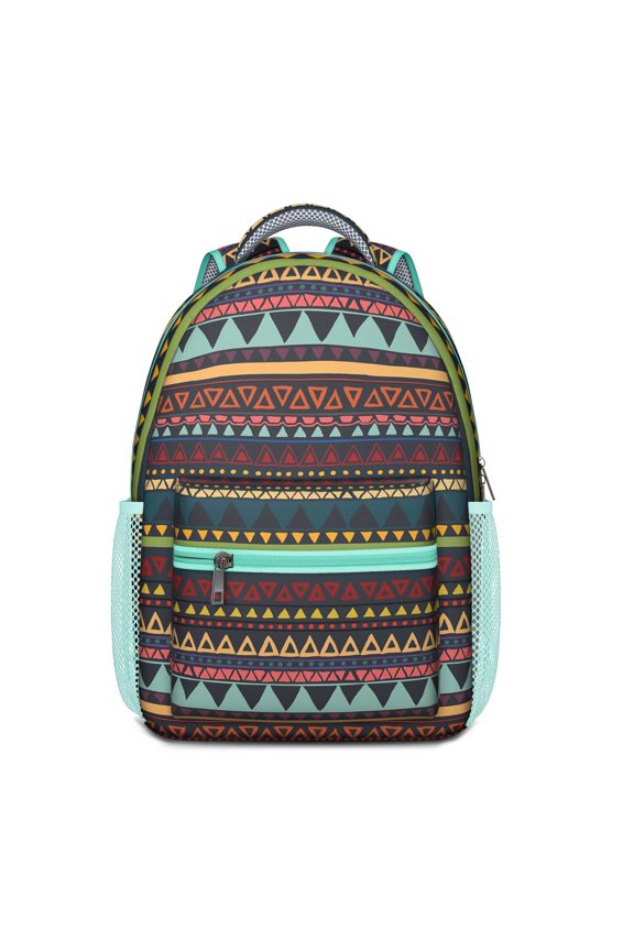 Hippie Inspired Waterproof Backpack - Stylish & Lightweight with Organized Storage for Daily Use