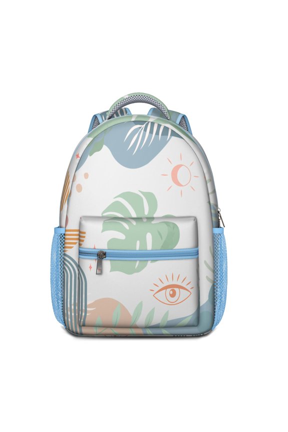 Hippie Inspired Waterproof Backpack - Stylish & Lightweight with Organized Storage for Daily Use