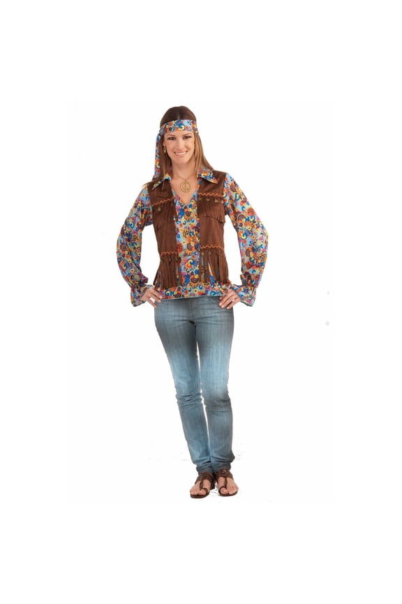 Hippie Jewelry And Headband Halloween Costume Kit