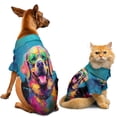 thumbnail image 1 of Hippie Labrador Retriever Portrait oil painting Watercolor Tie-dye Vintage Hawaiian Summer Shirt for Small Medium Large Dog Cat Lab Dog Lover Gifts - 00015, 1 of 6