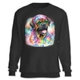 thumbnail image 1 of Hippie Mastiff Portrait Watercolor Tie-Dye Vintage Styles Sweatshirt Unisex Merch Mastiffs Dog Lover Gifts Idea - 00014, 1 of 6