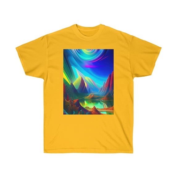 'Hippie Mountains' Unisex Ultra Cotton Tee