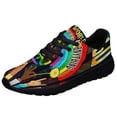 thumbnail image 1 of Hippie Peace In A World Where You Can Be Anything Be Kind Shoes Sneakers Black Size 5, 1 of 7