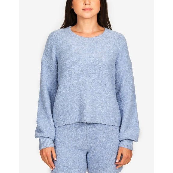 Hippie Rose Juniors Balloon Sleeve Sweater