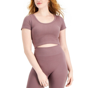 Hippie Rose Juniors' Cropped Seamless Top Size Large
