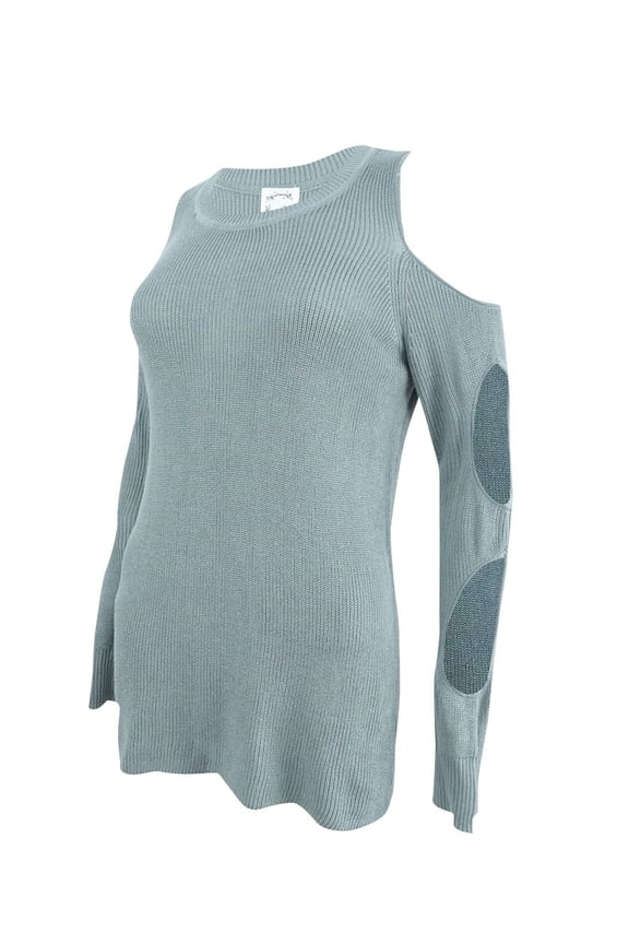 Juniors Cutout Sleeve Sweater Baroque Blue S