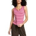 thumbnail image 1 of Hippie Rose Womens   Striped Ribbed Tank Top, 1 of 1