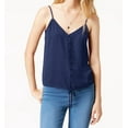 thumbnail image 1 of Hippie Rose Womens Tie Front Cami Tank Top, 1 of 1