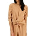 thumbnail image 1 of Hippie Rose Womens Twist Front Long Western Jersey, Beige, Juniors, X-Small, 1 of 1